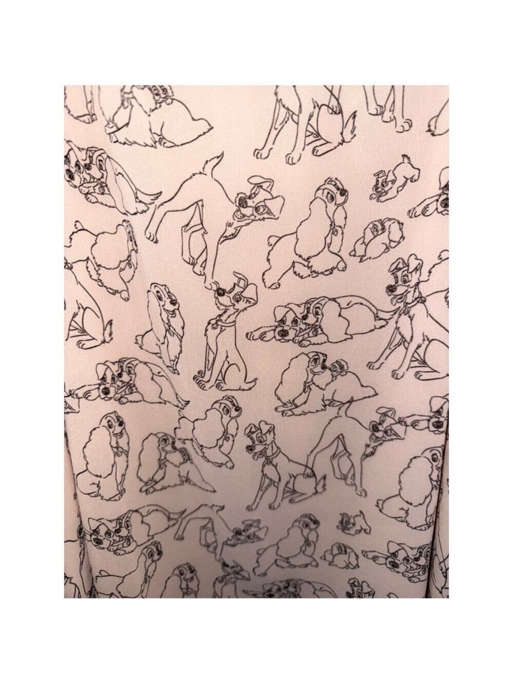 Women's Disney Pink & Black Lady and the Tramp Camisole Plus 1X - Picture 7 of 9